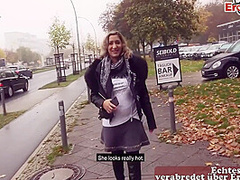 German Turkish Teen Picked Up For Public Fuck Date On Street