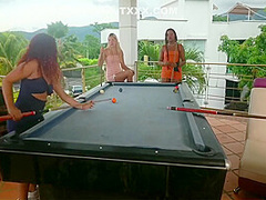 Pool Game Losers End Up Getting Dominated And Masturbated