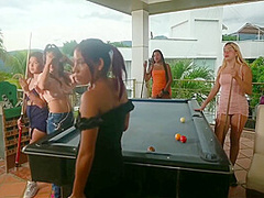 Pool Game Losers End Up Getting Dominated And Masturbated
