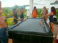 Pool Game Losers End Up Getting Dominated And Masturbated