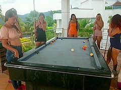 Pool Game Losers End Up Getting Dominated And Masturbated