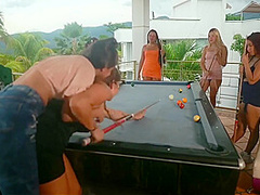 Pool Game Losers End Up Getting Dominated And Masturbated