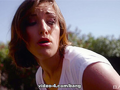 Alexis cherry gets fucked on the hood of a muscle car - BANG