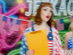 Insane Foursome With And - Ember Snow And Kate Bloom