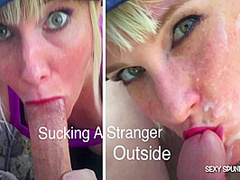 Whore Finds Dick To Suck While Walking To Meet Husband 9 Min