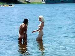 Ravishing Nude Beach Girls Tanning