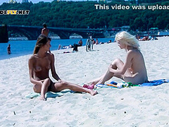 Ravishing Nude Beach Girls Tanning