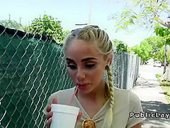 Naomi Woods - Hot Blonde Bangs Stranger In Abandoned Hous