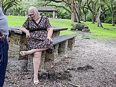 Getting My Pussy Fingered At The Park By A Stranger And Pissing Openly In Public