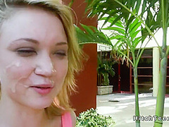 Blonde Teen Hitchhiker Masturbates In Car - Dakota Skye