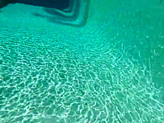 Wet Chick With Big Milkings Gets High With A Guy By The Pool - Ashly Anderson