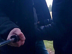 Hiyouth - Risky Outdoor Blowjob. We Were Walking In The