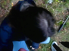 Hiyouth - Risky Outdoor Blowjob. We Were Walking In The