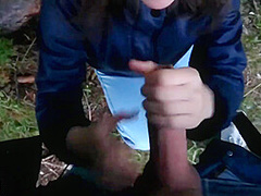 Hiyouth - Risky Outdoor Blowjob. We Were Walking In The