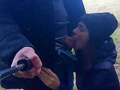 Hiyouth - Risky Outdoor Blowjob. We Were Walking In The