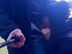 Hiyouth - Risky Outdoor Blowjob. We Were Walking In The