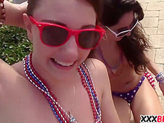Independence Day Teen Group Sex