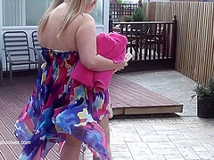 Big Bouncing Boobies - Voluptuous Bbw Sunbathing