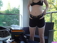 Stepsister Rides Stepbrothers Dick On Boat On Public Lake For 25k Subscribers On