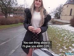 Married Blonde Babe Has Sex With A Stranger With A Huge Fat Cock