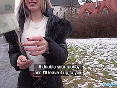 Married Blonde Babe Has Sex With A Stranger With A Huge Fat Cock