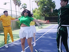 Mona Azar, Nade Nasty And Kenzie Taylor In Young Guys Go Crazy From Group Sex With Moms