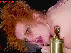 Public anal Ebony pussyfisted and whipped by domina