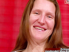 German Ugly Pickup On Street For Amateur Casting