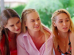 Sonia Blaze, Emma White And Adriana Sephora - Lesbian Sex Toys Give Each Other Pleasure