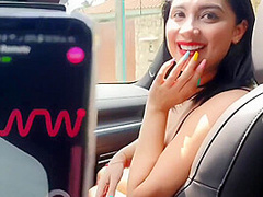 Martina Smith In Naked Test Drive At The Car Dealership