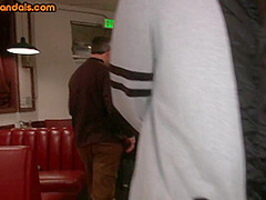 Public anal slut rough fucked in group sex in front voyeurs