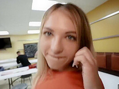 A Student Enjoys Fucking With A Friend At A Lecture - Emma Bugg
