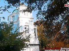 German skinny tattoo Artist picked up at blind date casting