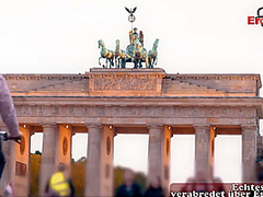 German skinny tattoo Artist picked up at blind date casting