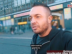 German chubby Fat Girl picked up at real Street casting