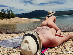 Outdoor Sex - It Was Hard To Stay On A Nude Beach And To Not Fuck!