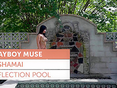 Reflection Pool With Mai A And Mishamai