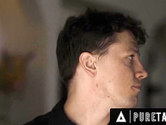 PURE TABOO Kyler Quinn Takes Turns Getting Fucked By New Stepdad & Stepbro