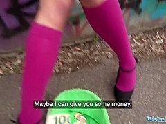 Lina Paige - Artist Gets Fucked In A Public Place