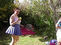 And Zara Harlow Badminton With Sylvia Rose And Rose A