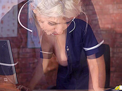 Lu Elissa in Nipple Voyeur - DownblouseJerk