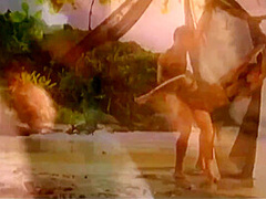 Pretty Brunette Sets Up A Romantic Place To Have Hot Anal Sex On The Beach