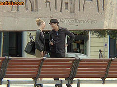 Public tattooed sluts fucked and facial jizzed in orgy