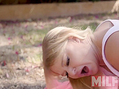 Topless Married Milf Makes The Black Gardener Horny & Cheats On Her Husband - Milfed 12 Min