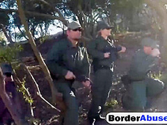 Border Patrol Babes Love Sharing Cock Fucking