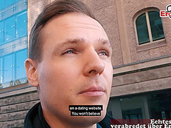 German big tits slut make real blind date casting