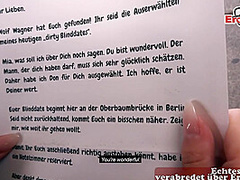German big tits slut make real blind date casting