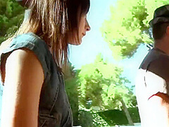 Cum Covers Her Face As Brunette Vixen Breathes A Sigh Of Relief After Anal Sex