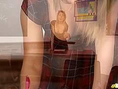 Sophie Star in Naughty Nip Slip - DownblouseJerk