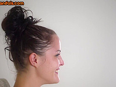 Public babe deepthroat sucks in orgy in front of voyeurs